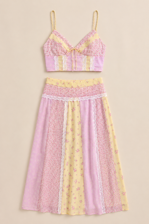 Floral Patchwork Co-Ord Set